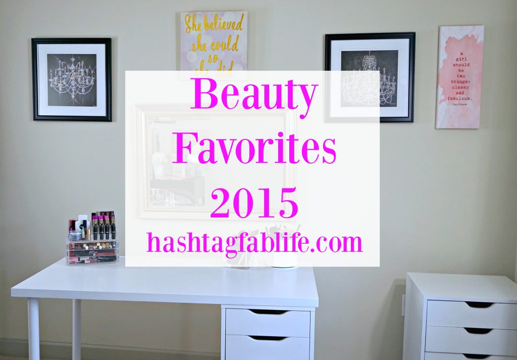 beauty favorites 2015