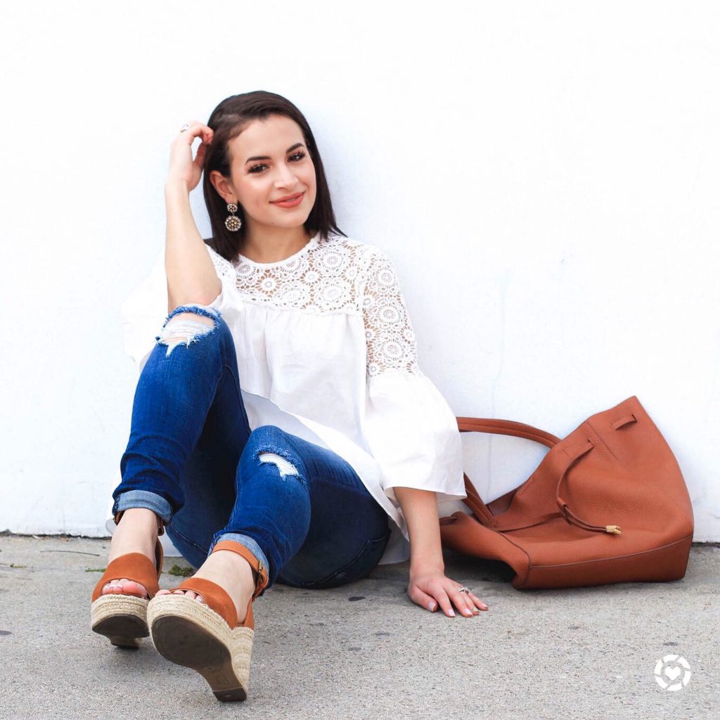 march instagram round up, liketoknow.it, instagram outfits, white crochet top, chicwish