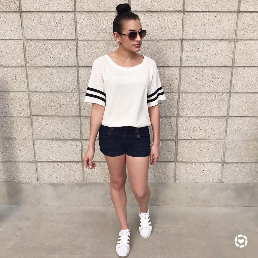 march instagram round up, liketoknow.it, instagram outfits, varsity tee, socialite clothing
