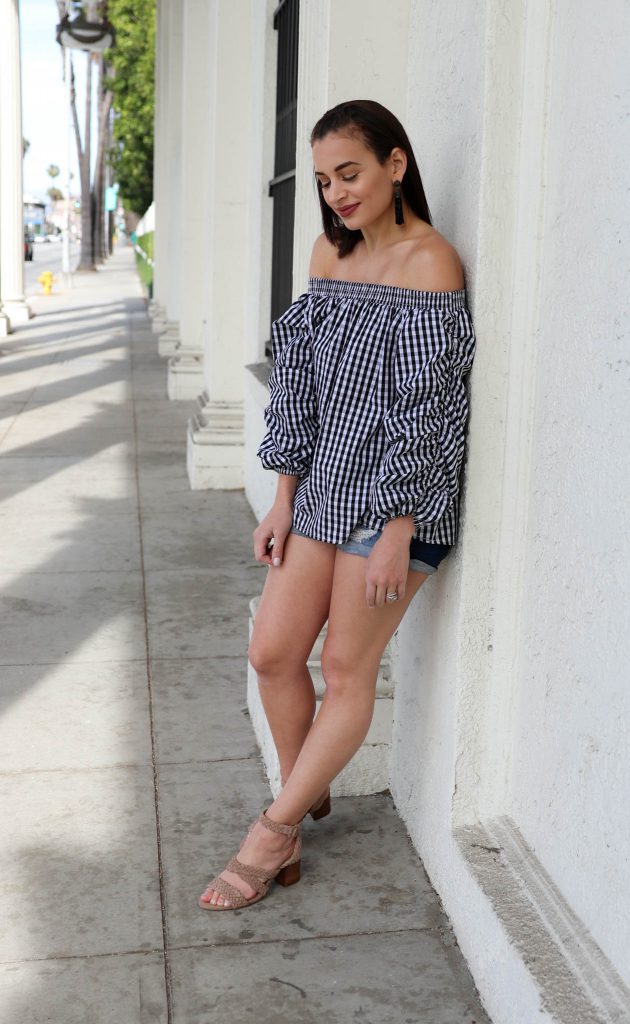 My Favorite Gingham Top for Spring, gingham top, chicwish, sole society, baublebar